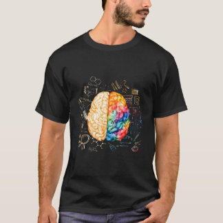 Camiseta Neurologis Coloridas De Ciencia Cerebral Y Neuroci