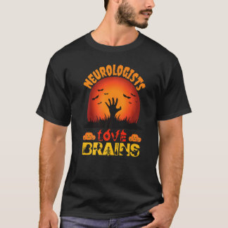 Camiseta Neurologísticos Aman a los Brains Médica de Hallow