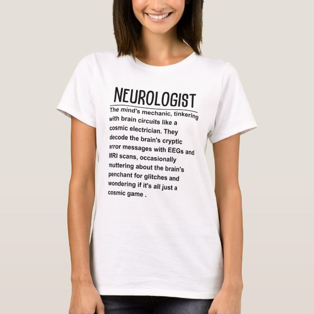 Camiseta Neuroólogo (Anverso)
