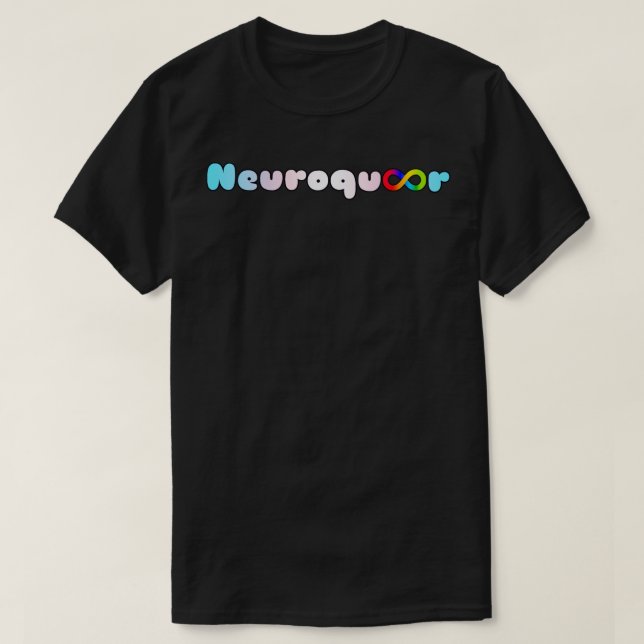 Camiseta Neuroqueer trans flag infinity neurodivergente aut (Diseño del anverso)