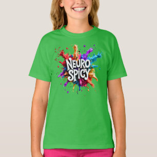 Camiseta NEUROSPICY neurodiversidad autismo tdah dislexia