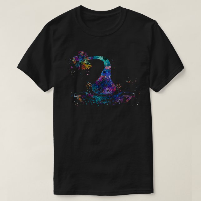 Camiseta Neurotransmisores de la sinapsis de la neurona 1 (Diseño del anverso)