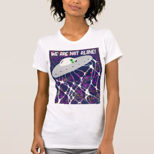Camiseta Neurouro de arte de la nave espacial Alienne UFO U