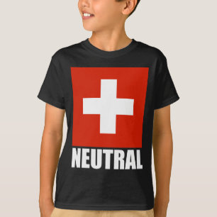 Camiseta NEUTRAL (de la bandera suiza)