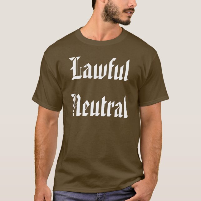 Camiseta Neutral legal (Anverso)