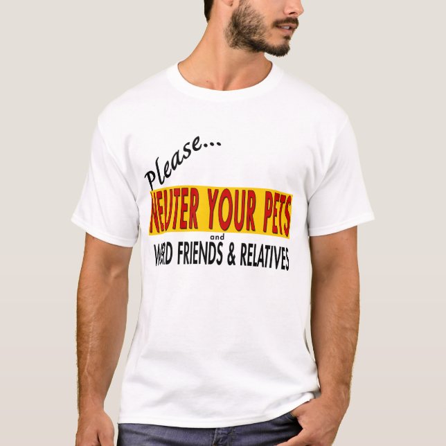 Camiseta Neutralice a sus mascotas y… (Anverso)