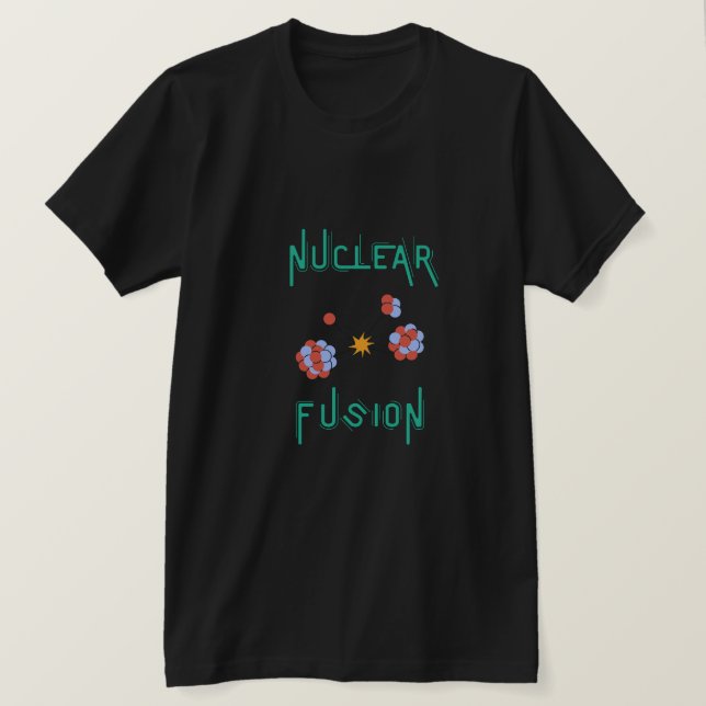 Camiseta Neutrón de la fusión nuclear (Anverso del diseño)