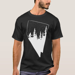 Camiseta Nevada Bigfoot Gift Sasquatch Silhouette State Pri