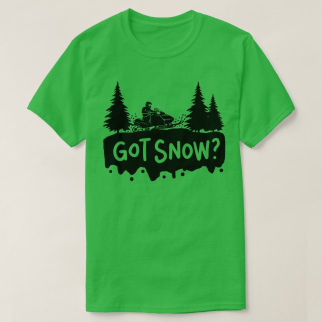 Camiseta Nevada Buena nieve (Diseño del anverso)
