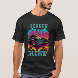 Camiseta Nevada Chicano Lowrider Coche Ropa Baja Slow Chol