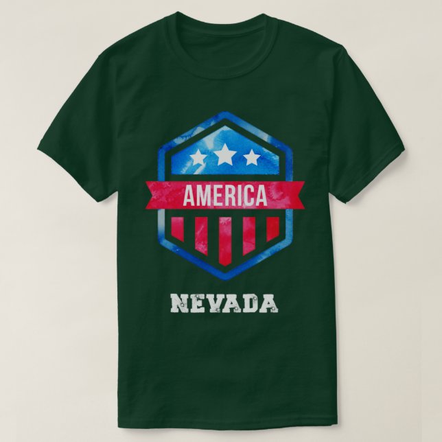 Camiseta nevada de estados unidos (Diseño del anverso)