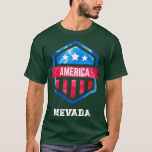 Camiseta nevada de estados unidos