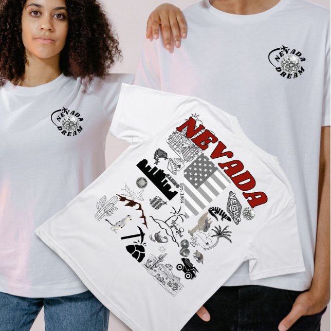 Camiseta Nevada Dream Las Vegas White (Subido por el creador)