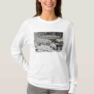 Camiseta Nevada en el Jardín Japonés de Portland,