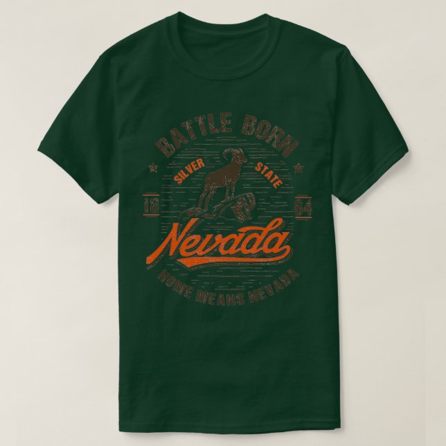 Camiseta Nevada Home significa Nevada  (Diseño del anverso)