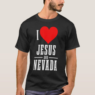 Camiseta Nevada I Love Jesus Y Nevada Christian