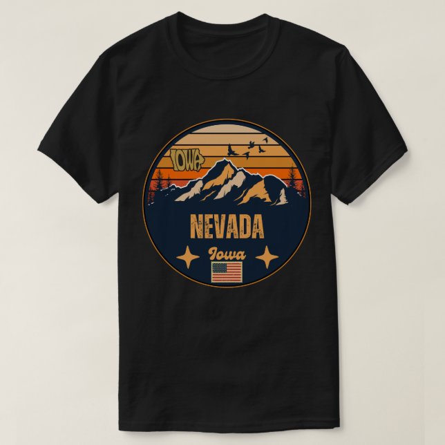 Camiseta Nevada, Iowa (Diseño del anverso)