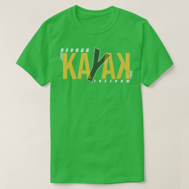 Camiseta nevada kayak (Diseño del anverso)