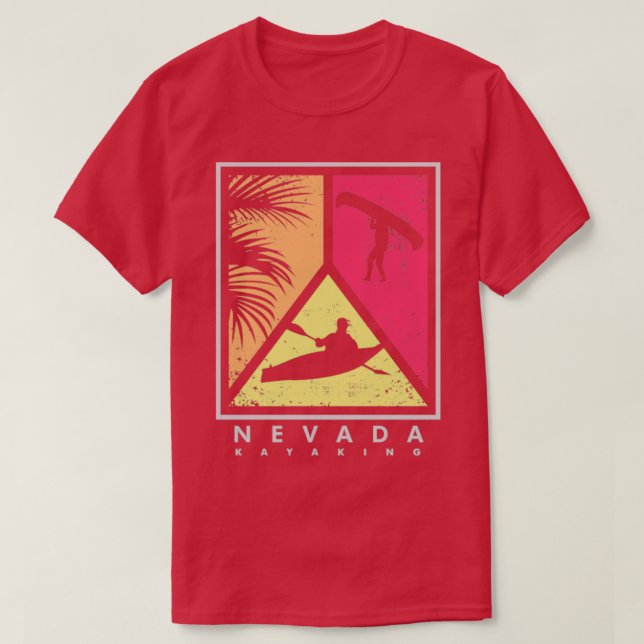 Camiseta nevada kayaker (Diseño del anverso)