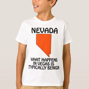 Camiseta Nevada - Lo que pasa en Vegas es típicamente benig