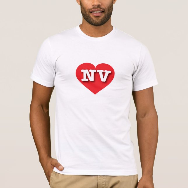 Camiseta Nevada Red Heart - Amo NV (Anverso)