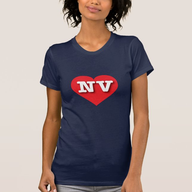 Camiseta Nevada Red Heart - Amo NV (Anverso)