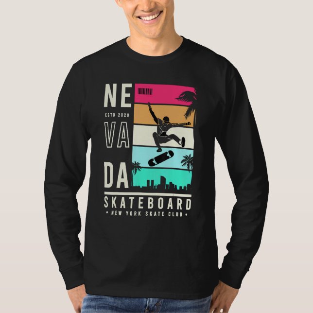 Camiseta Nevada Skateboard New York Skate Club (Anverso)