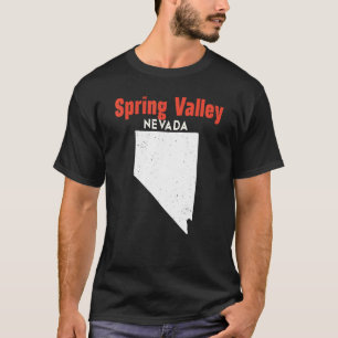 Camiseta Nevada Usa State America Travel Nevadan Spring Val