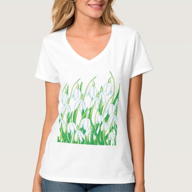 Camiseta Nevadas de primavera (Anverso)