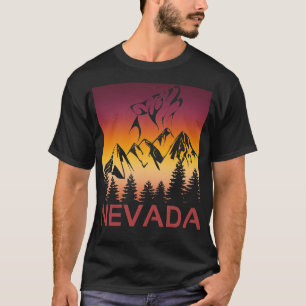 Camiseta Neveda Sunset Wolf Howling en la Luna Árboles y M