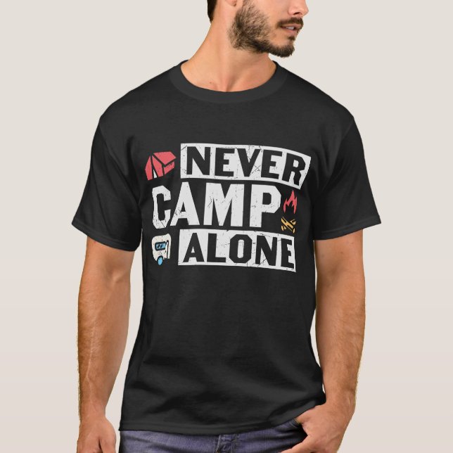Camiseta Never Camp solo (Anverso)
