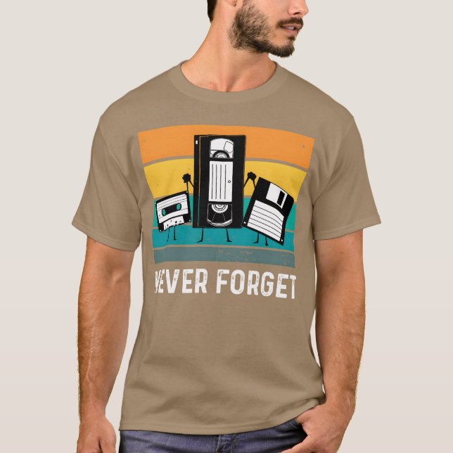 Camiseta Never forget 70s 80s 90s friend (Anverso)