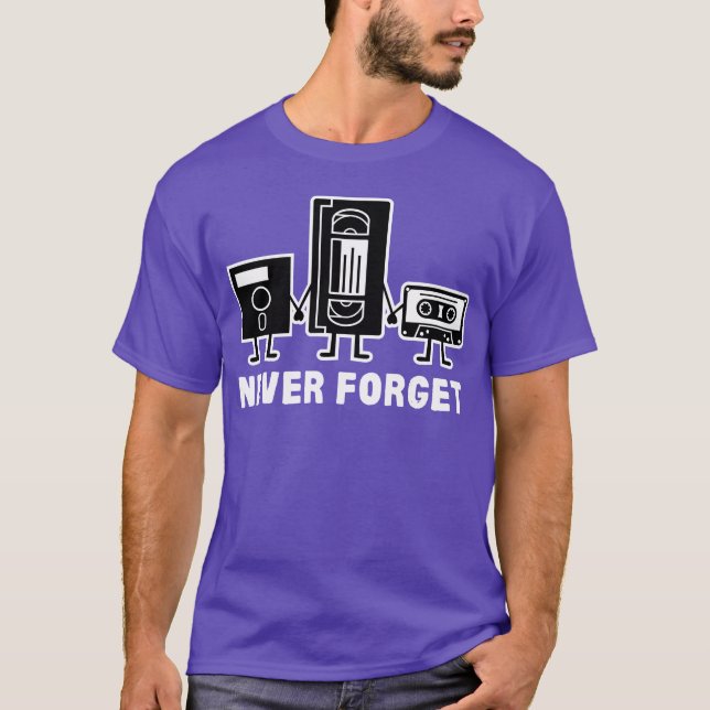Camiseta Never Forget Cassetteape gift (Anverso)