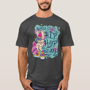 Camiseta Never stop the hiphop bunny 