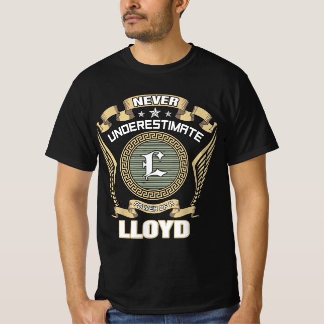 CAMISETA NEVER_UNDERESTIMATE_POWER_OF_A_LLOYD (Anverso)