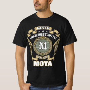 CAMISETA NEVER_UNDERESTIMATE_POWER_OF_A_MOYA