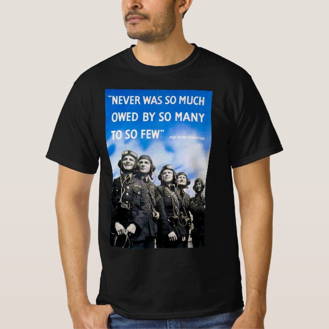 Camiseta Never was so much owed poster (Anverso)