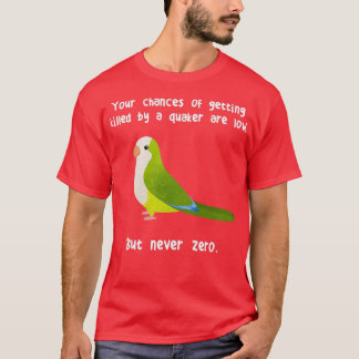Camiseta Never Zero Quaker Parrot 1