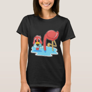 Camiseta Nevera divertida de caimán que vive en el lago
