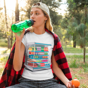 Camiseta Nevera lechera de supermercado