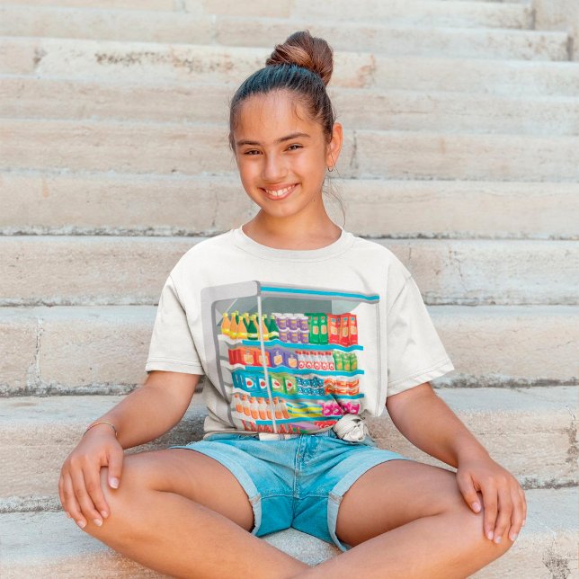 Camiseta Nevera lechera de supermercado (Subido por el creador)