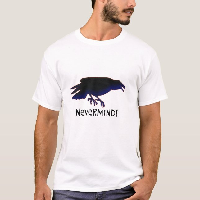 Camiseta "Nevermind" Raven (Anverso)