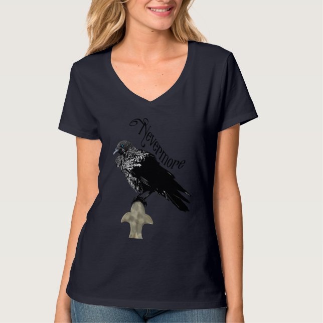 Camiseta Nevermore Raven (Anverso)