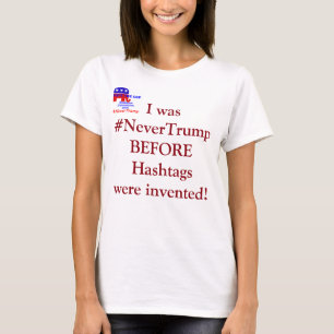 Camiseta #NeverTrump