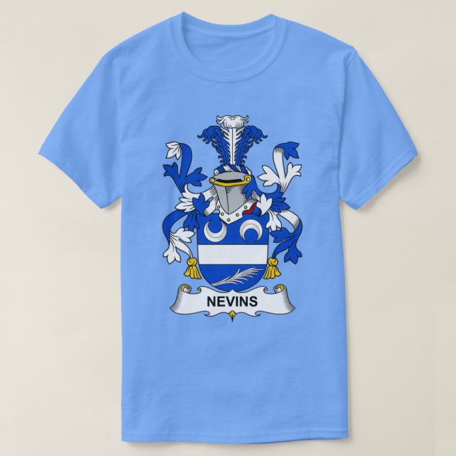 Camiseta Nevins Coat of Arms Crest (Diseño del anverso)