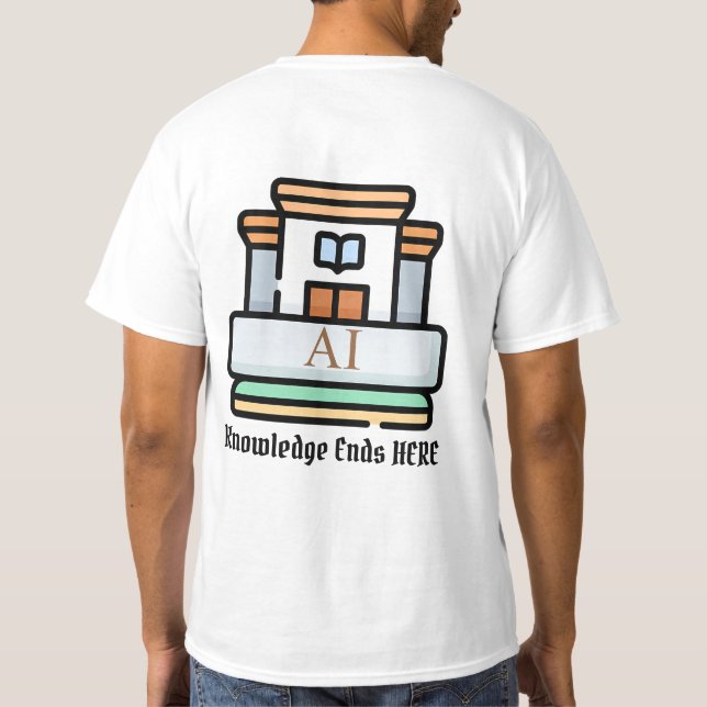 Camiseta New Age fun AI T-Shirt (Reverso)