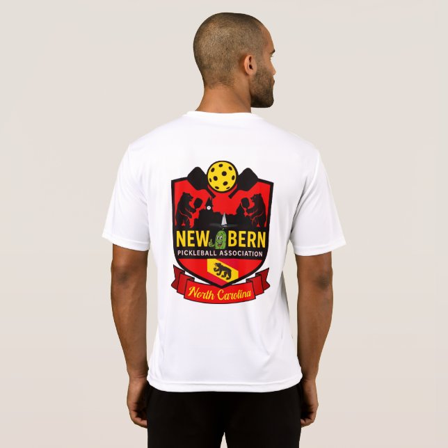 Camiseta New Bern Pickleball Association Performance T shir (Reverso completo)