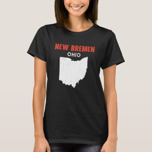 Camiseta New Bremen Ohio Estados Unidos EE.UU. EE.UU. Viaje