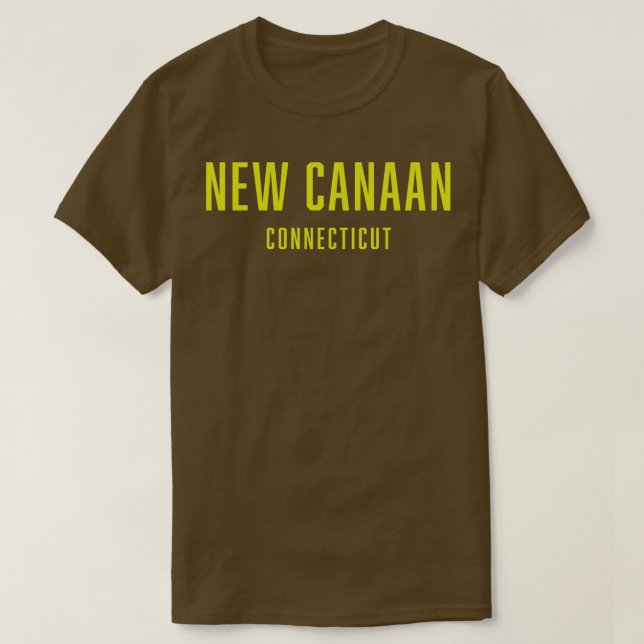 Camiseta New Canaan Connecticut TShirt (Diseño del anverso)