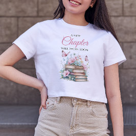 Camiseta New Chapter Storybook Book Baby Shower Mommy